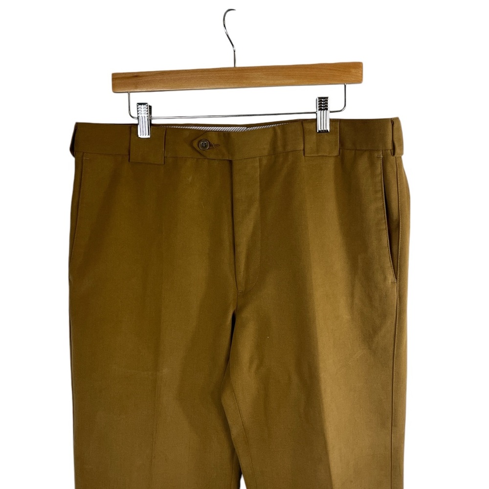 Coppley Brent 100% cotton‎ tan dress pants size 36R - Picture 2 of 6